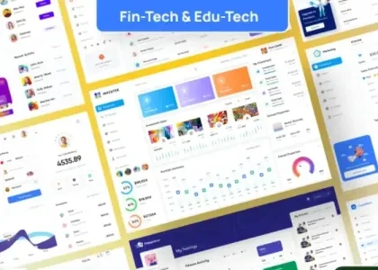 I will design web application, dashboards and admin panel