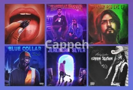 I will draw your super detailed cartoon album cover art