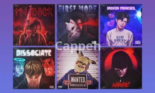 I will draw your super detailed cartoon album cover art