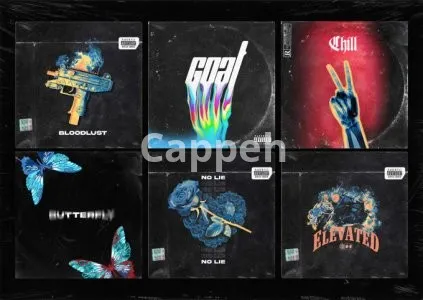 I will design unique music album cover art