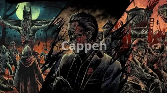 I will draw detailed dark art illustration metal album cover