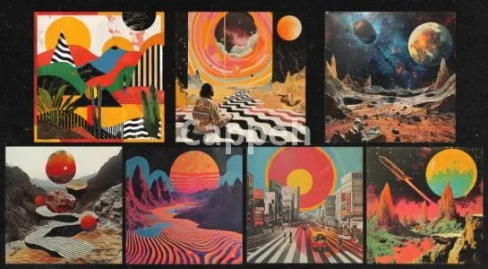 I will make vintage album cover for you