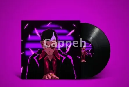 I will create custom anime cartoon album cover art