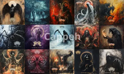 I will design brutal death, black metal and deathcore album cover artwork for you