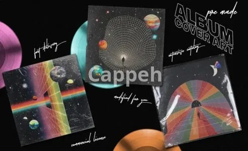 I will provide personalized album cover art from my pre made designs