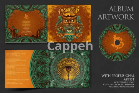 I will create awesome album cover artworks with badass style