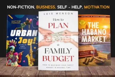 I will design business, nonfiction, selfhelp book cover