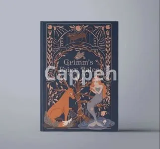 I will create illustrated fairytale book cover