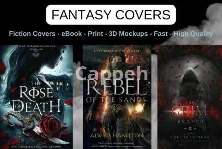 I will create a fiction book cover for your epic fantasy