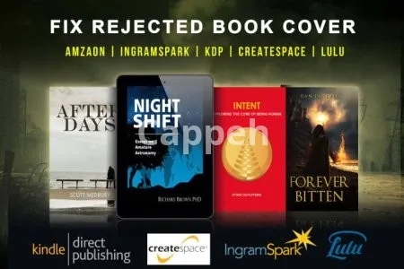 I will fix, edit, resize, format rejected book cover for KDP, ingram spark, lulu