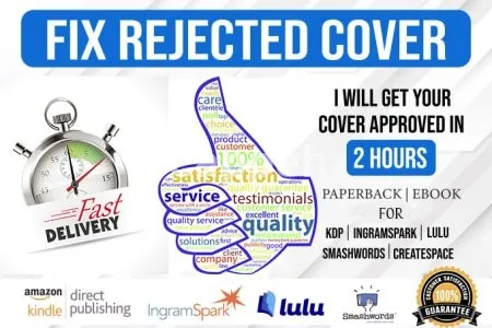 I will fix format or resize book cover for amazon ingram spark createspace lulu