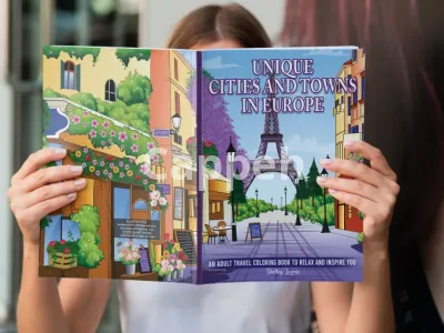 I will create amazing KDP book cover design adult, kids coloring puzzle book