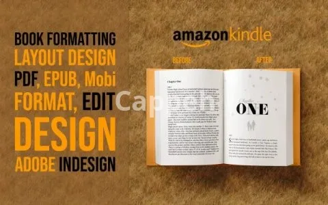 I will do book formatting, interior layout design and kindle ebook formatting