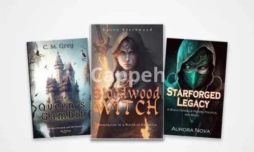 I will design fantasy book cover