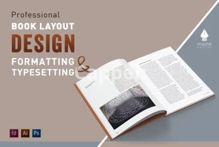 I will do book layout design book formatting and typesetting