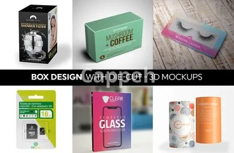 I will create a pixel perfect packaging box design with die cut