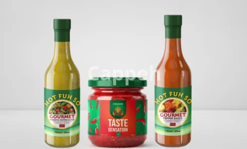 I will design label, logo for spice, sauce, jar, seasoning, pepper, rub, pikliz, dips