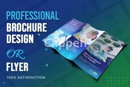I will do business brochure design bifold, trifold brochure design