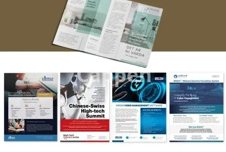 I will design a professional product sheet or sales sheet