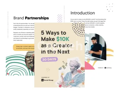 I will design your lead magnet ebook white paper pdf