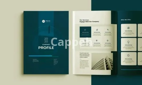 I will write content and design a catchy company profile