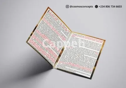 I will design a high quality church tract, brochure and bulletin