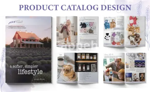 I will design amazing catalog, brochure, booklet, report, look book