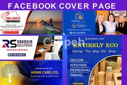 I will design facebook page cover and profile logo in 2 hour