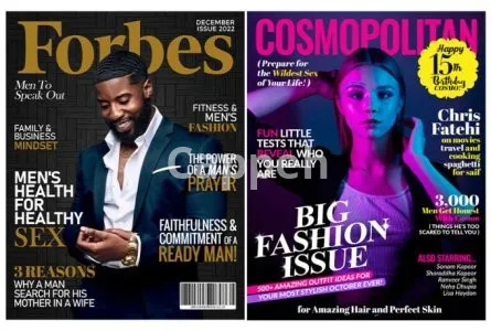 I will design amazing magazine cover in 3hrs