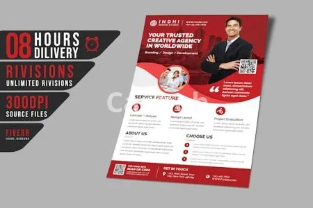I will design professional and event flyers in 8 hours