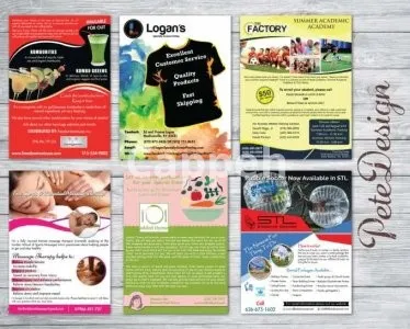 I will design eddm, postcard, leaflet or handout using canva or adobe