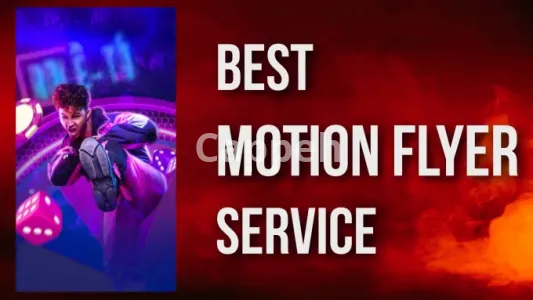 I will stunning motion flyer, animated flyer poster for event party or club