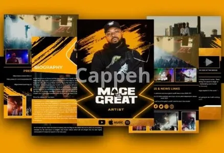 I will design epk, media kit, press kit, speaker kit, one sheet