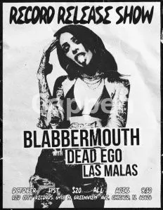 I will design a punk goth metal rock gig flyer for your event