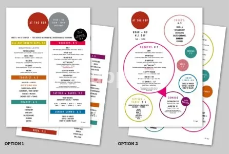 I will design a professional menu for your business