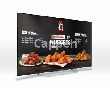 I will create digital menu boards for restaurants and cafés