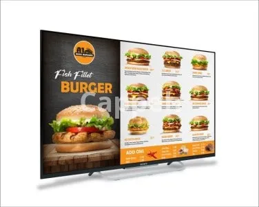 I will create digital menu boards for restaurants and cafés