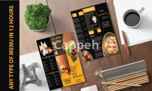 I will do any type of menu in adobe illustrator in 12 hour