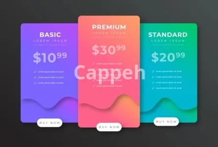 I will design price table, price list, pricing menu design, infographics