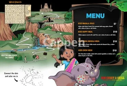 I will design your kids menu