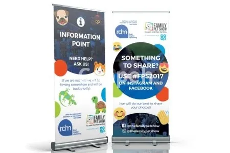 I will design your roller banners