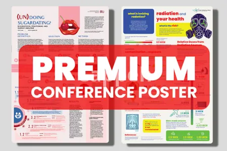 I will design a research scientific conference and academic poster