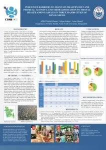 I will design a poster for your upcoming scientific presentation or conference