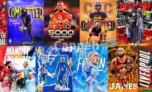 I will design sports graphics, poster, flyer, banners youtube thumbnails