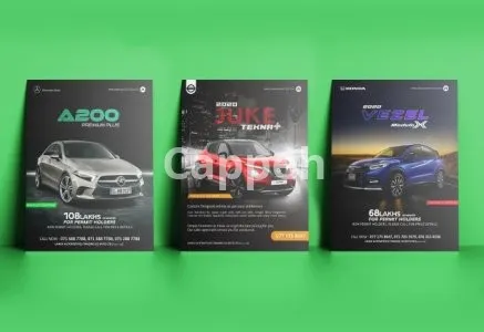 I will design car ad, poster, banner, or flyer for car sales and websites
