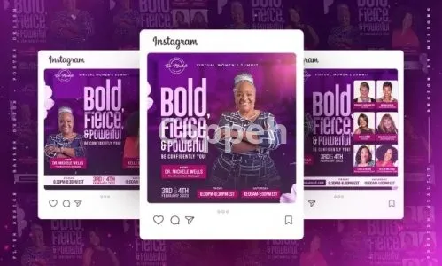 I will design event posters, social media designs, party flyer