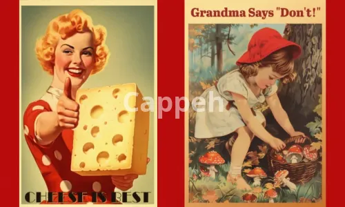 I will make 1940s vintage ad, travel illustration, film poster, book cover, event flyer