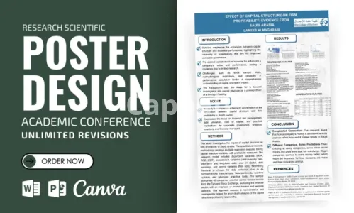 I will design research, science or academic posters for you in canva, word, powerpoint