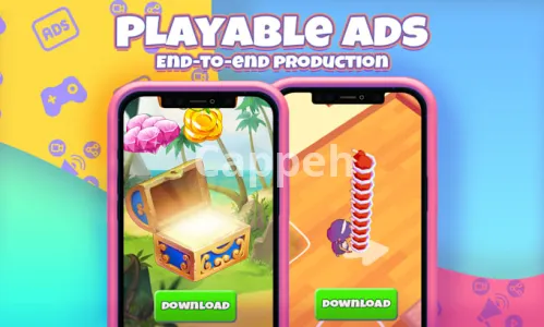 I will provide playable ads development, end to end, for web, mobile