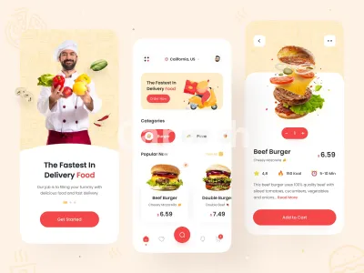 I will develop food delivery app for single, multi restaurant like uber eats